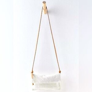 FREE PEOPLE Plus One Embellished Crossbody Bag / Ivory